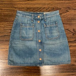 Rag & Bone JEAN mini skirt